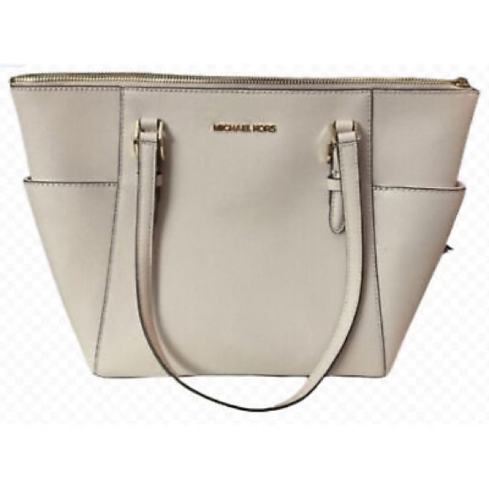 Michael Kors Jet Set Saffiano Leather Tote -Soft Pink